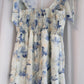 Delft Blue Bloom Dress (Sweetheart neckline)