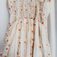 Orange Petal Dress (V-neckline)